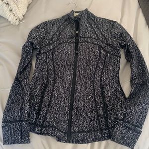 Lululemon black and grey track jacket
